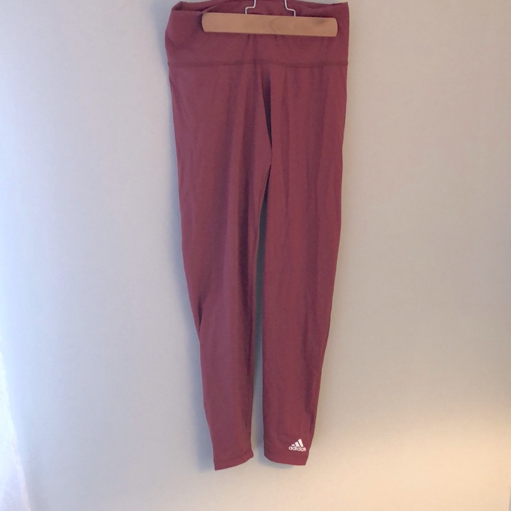 Mid rise compression running tights adidas